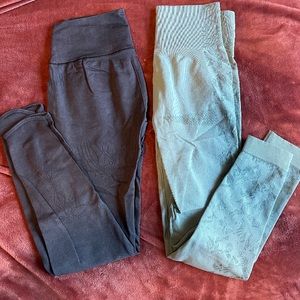 2 gymshark studio leggings